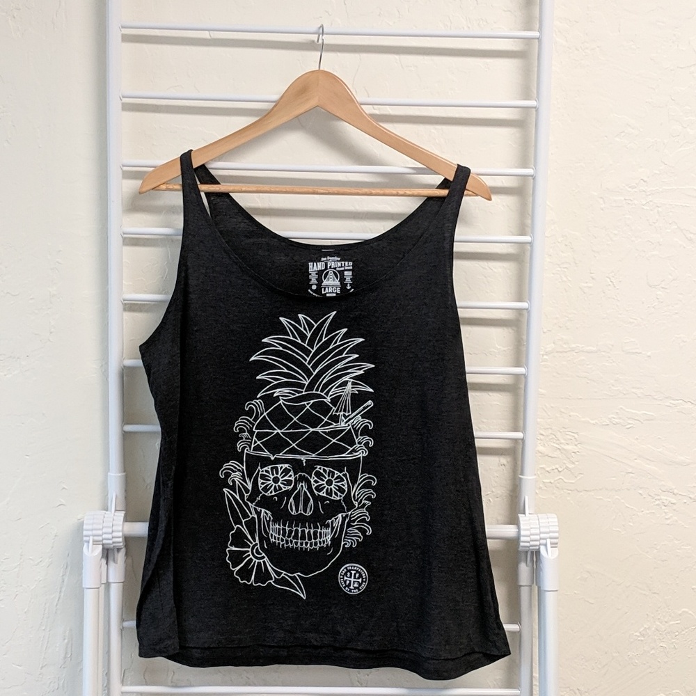 San Franpsycho Hand Printed Tank
